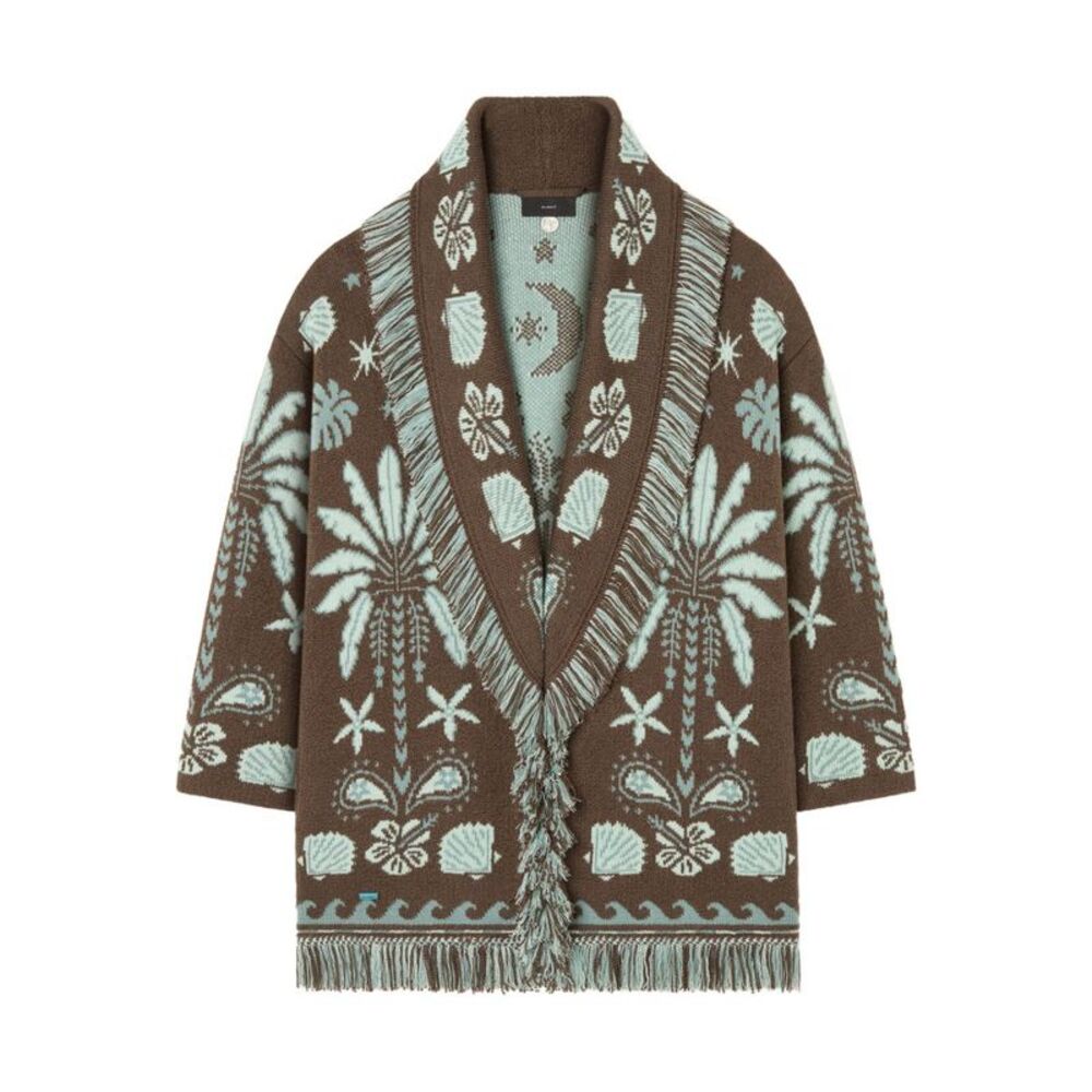 Alanui Women Echoes Of The Island Wool And Cotton Cardigan - Picture 1 of 5